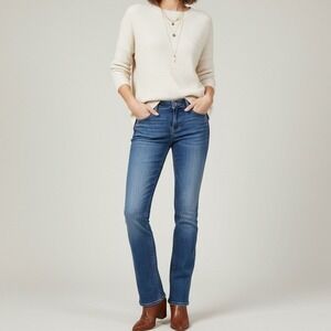 Silver Jeans‎ Co Suki Slim Boot Jeans 34x31 Dark Wash Stretch Mid Rise Flare
